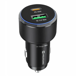 Obrázek USB-C + USB-A autós töltők