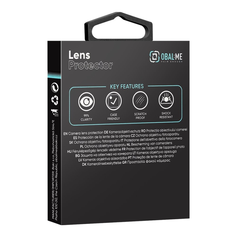 Csomagolás:ME lencsevédő Apple iPhone 17 Air Arany