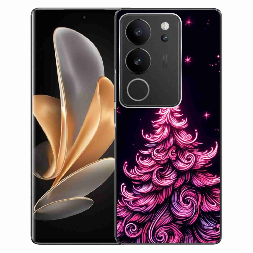 Gélburkolat mmCase a Vivo V29 5G-n - neon karácsonyfa 2