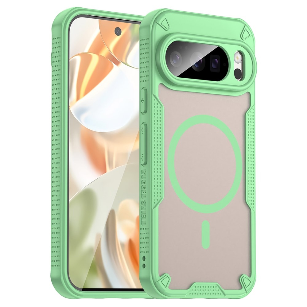 Froste tartós védőburkolat MagSafe-val a Google Pixel 10 Pro-hoz - zöld