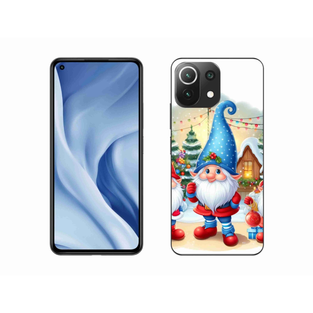 Gél borítás mmCase a Xiaomi Mi 11 Lite 4G/5G számára - karácsonyi manók