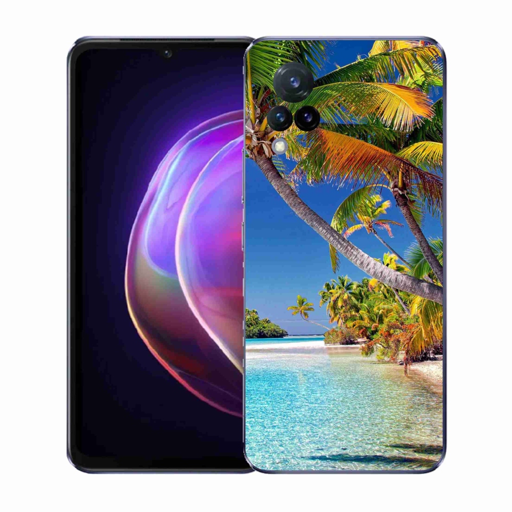 Gél borító mmCase a Vivo V21 4G/5G készülékhez - tengerparton