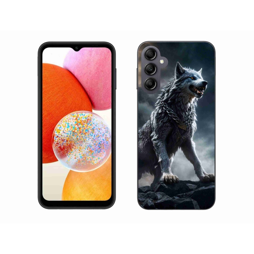 Gél védőburkolat mmCase Samsung Galaxy A14 4G/5G - farkas 1