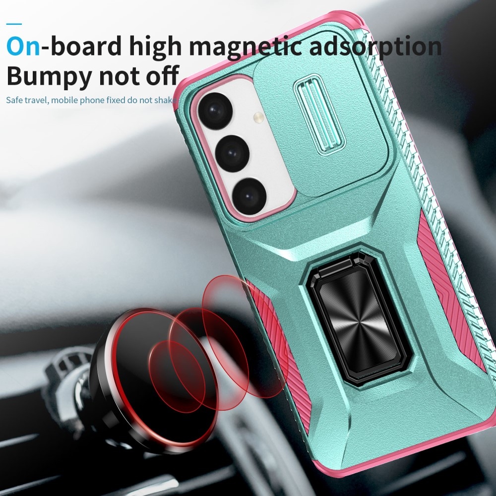 Csúszásálló borító Samsung Galaxy S24+/S25+ készülékhez - teal/pink