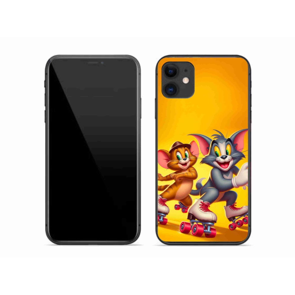 Zselés borítás mmCase iPhone 11 készülékhez - tom and jerry