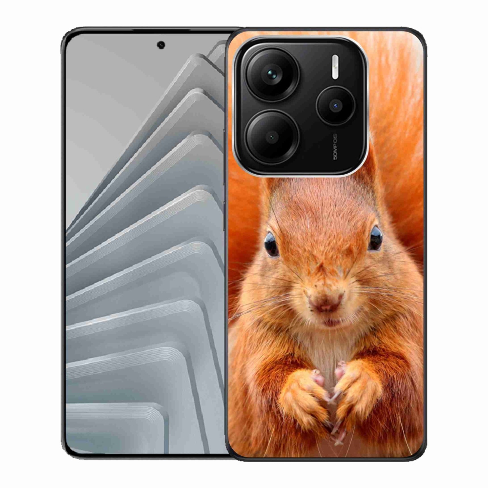 Gél borítás mmCase a Xiaomi Redmi Note 14 5G-hez - mókus