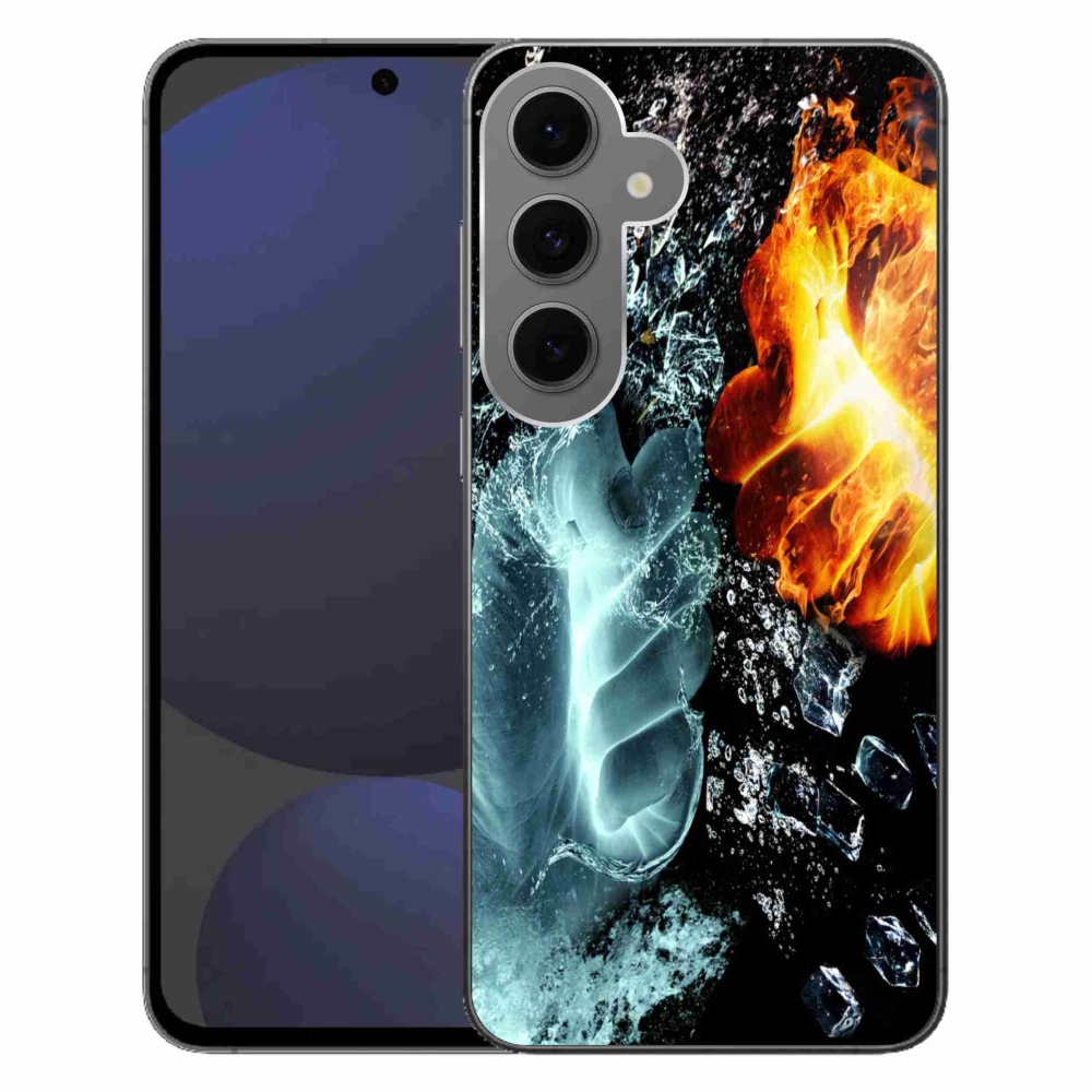 Gél védőburkolat mmCase Samsung Galaxy S24 FE - víz és tűz