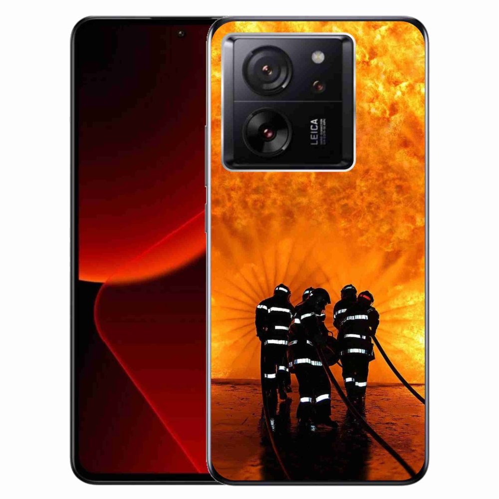 Gél borítás mmCase a Xiaomi 13T/13T Pro számára - tűz