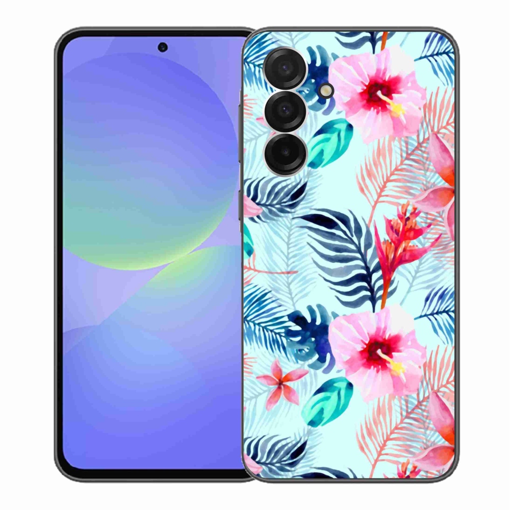 Gél védőhuzat mmCase Samsung Galaxy A36 5G - virágok