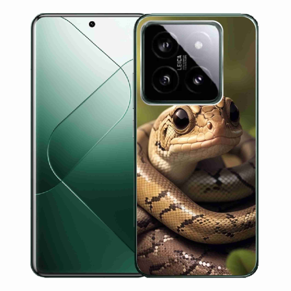 Gél borítás mmCase a Xiaomi 14 Pro-hoz - kígyó 1