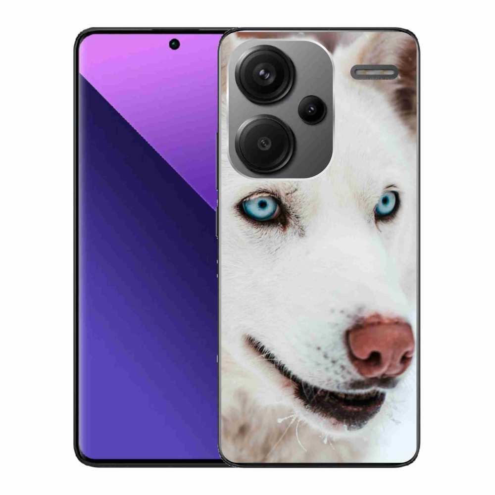 Gél tok mmCase a Xiaomi Redmi Note 13 Pro+ 5G-hez - kutyaszemmel nézve