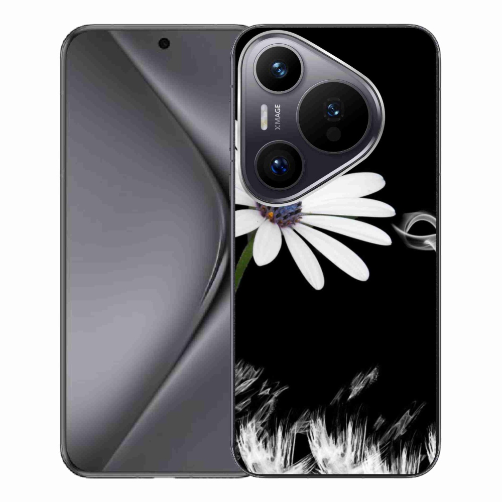 Gél borítás mmCase a Huawei Pura 70 Pro készülékhez - fehér virág