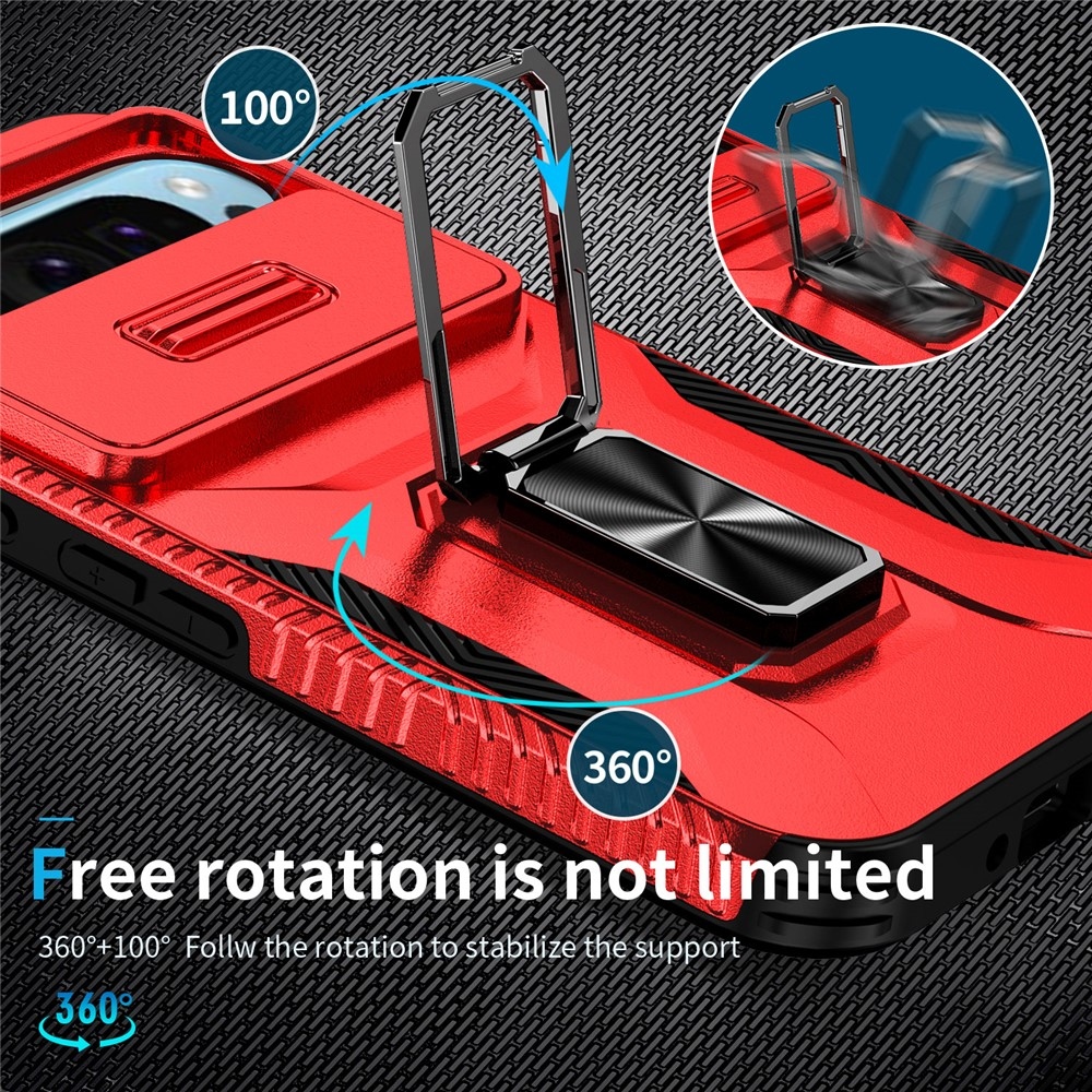 Tartós fedél a Google Pixel 10 Pro/9 Pro/9 Pixel 10 Pro/9-hez - piros