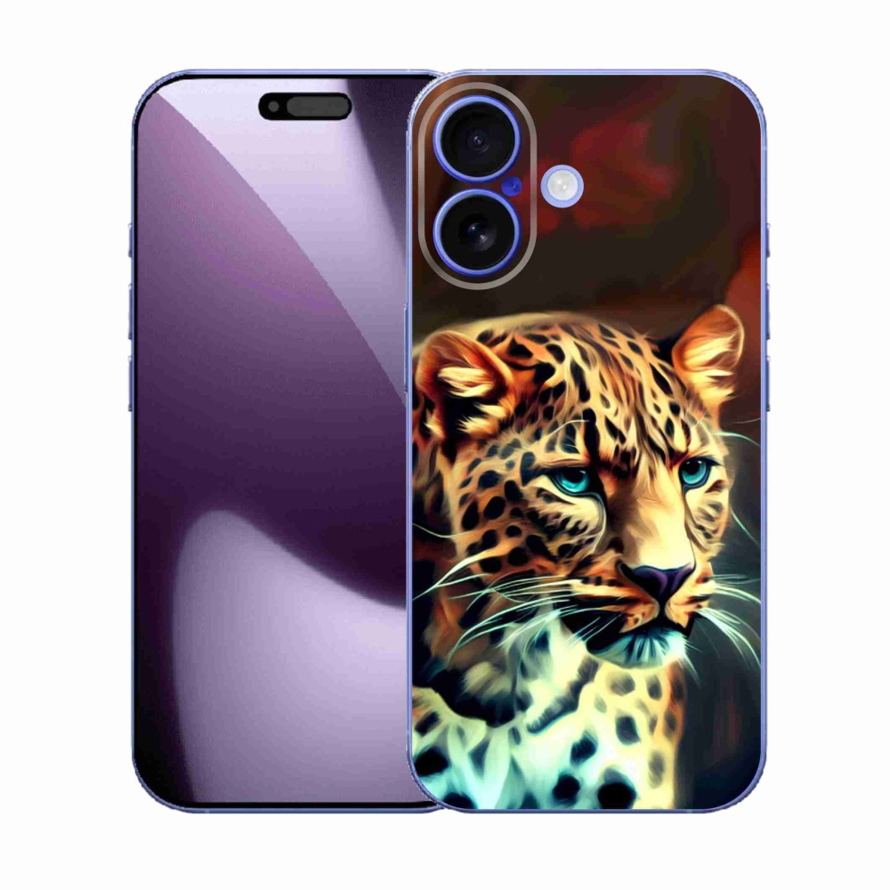 Zselés borítás mmCase iPhone 17 készülékhez - leopárd