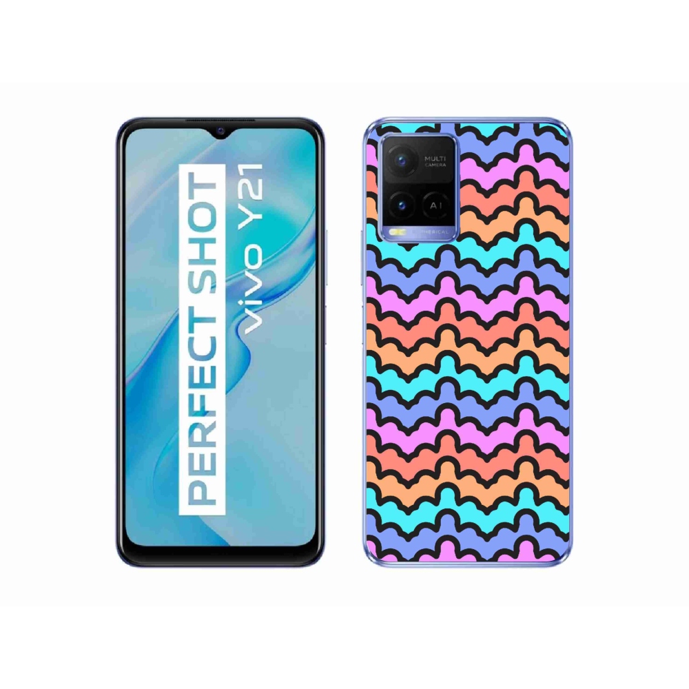 Zselés borító mmCase a Vivo Y21/Y21s/Y33s készülékhez - absztrakt motívum 30