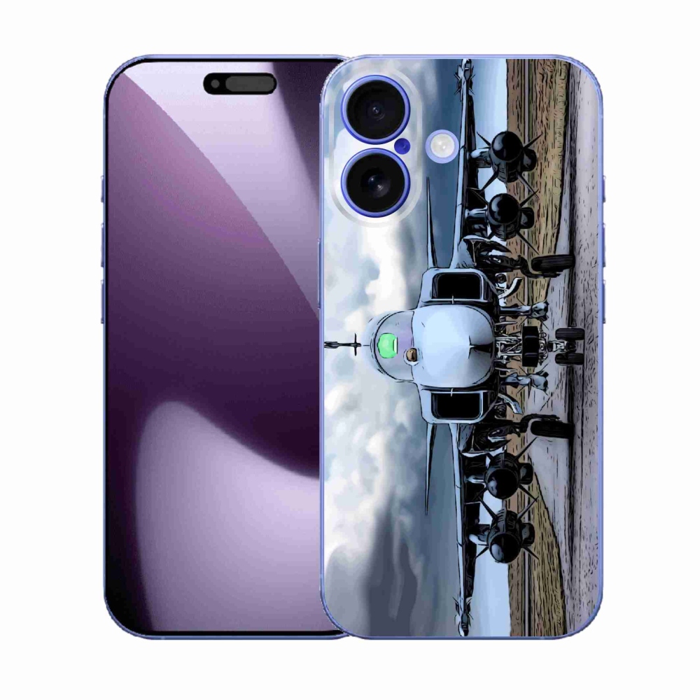 Gél borítás mmCase iPhone 17 - katonai repülőgépekhez