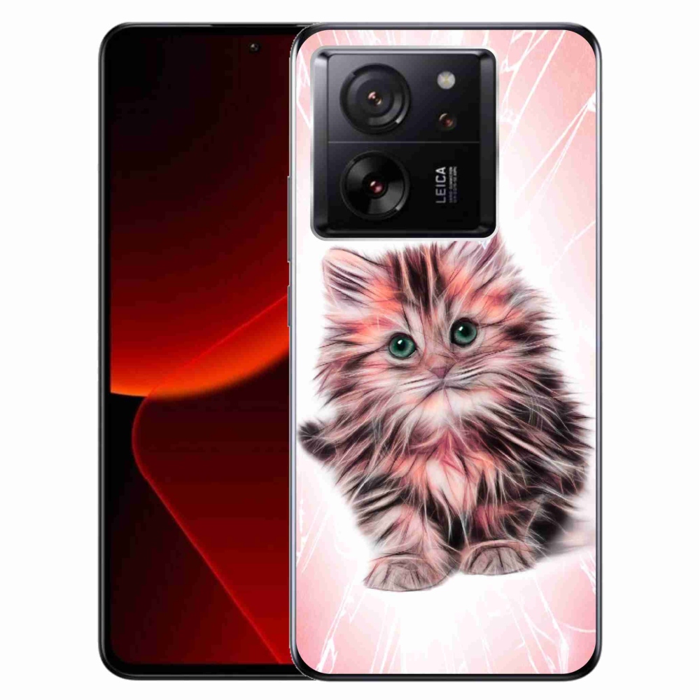 Gél borítás mmCase a Xiaomi 13T/13T Pro számára - aranyos cica