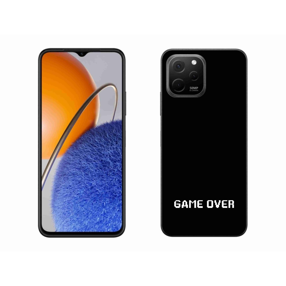 Gél borító mmCase a Huawei Nova Y61 készülékhez - játék fekete háttérrel