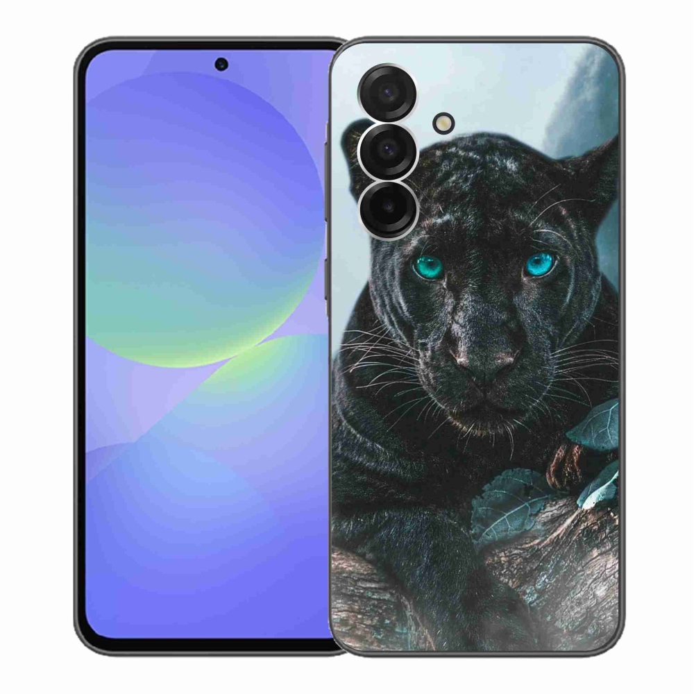 Gél védőhuzat mmCase Samsung Galaxy A36 5G - fekete párduc