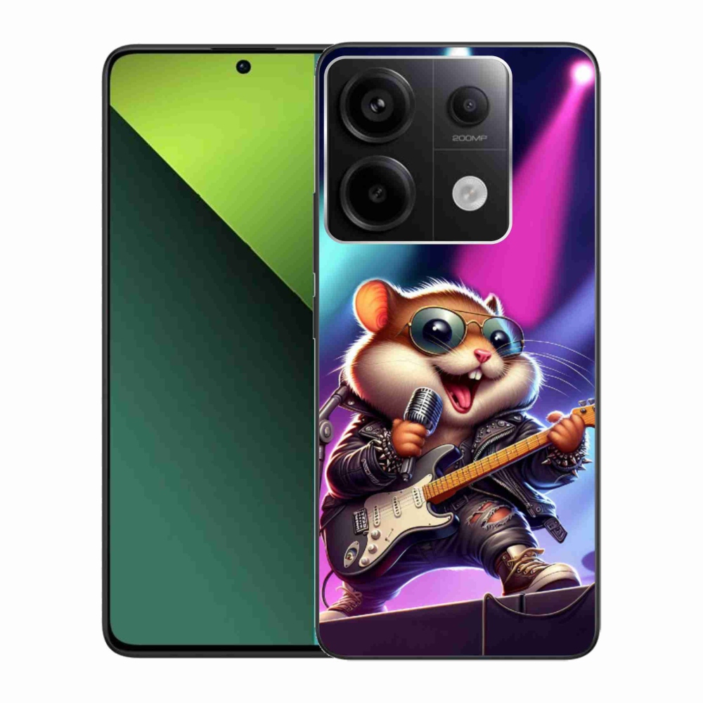 Gél borítás mmCase a Xiaomi Redmi Note 13 Pro 5G/Poco X6 5G számára - hörcsög rocker