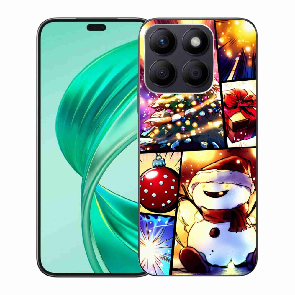 Zselés borító mmCase a Honor X8b készülékhez - karácsonyi motívumok 1