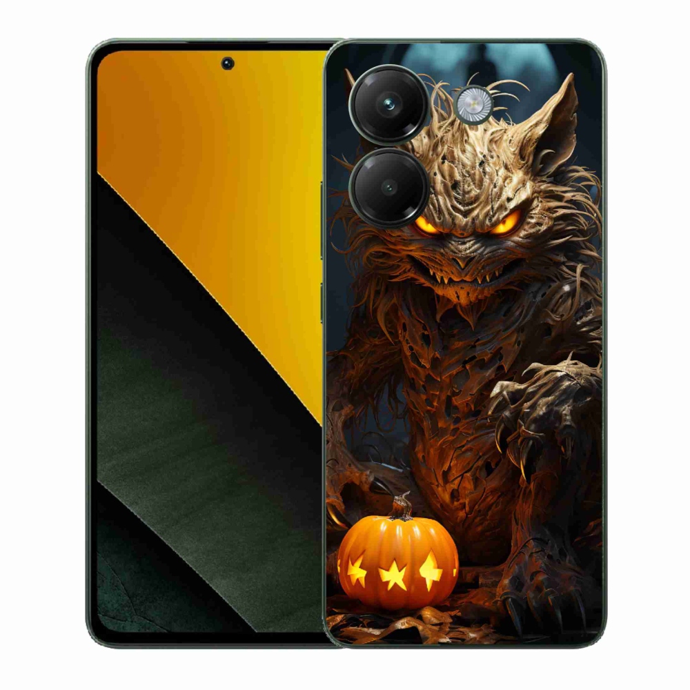 Gél borítás mmCase a Xiaomi Poco M7 Pro 5G számára - Halloween szörnyeteg