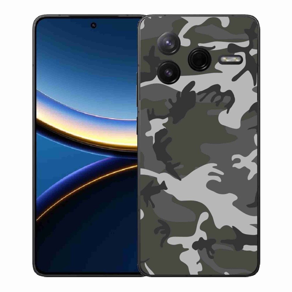 Gél borítás mmCase a Xiaomi Poco F7 Pro számára - terepszínű minta