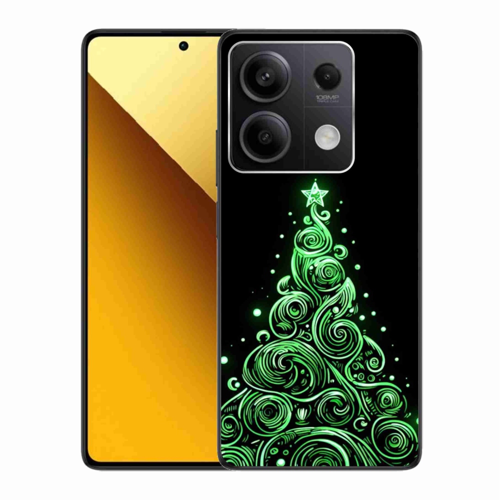 Gél borítás mmCase a Xiaomi Redmi Note 13 5G-hez - neon karácsonyfa 3