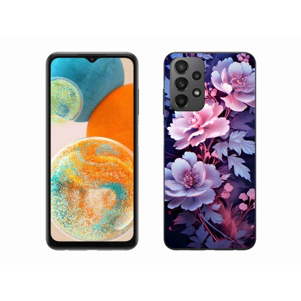 Gél borító mmCase Samsung Galaxy A23 4G/5G - virágok 11