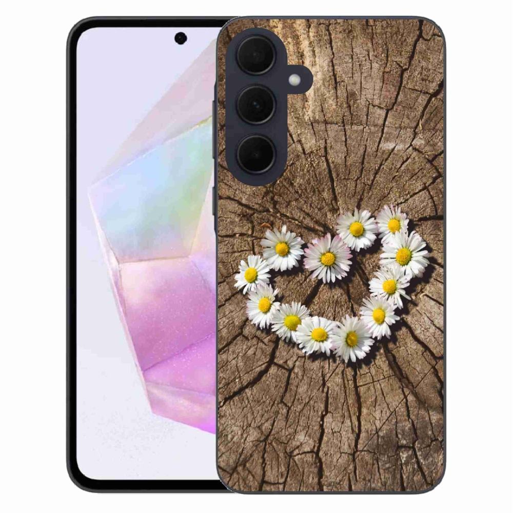 Zselés borítás mmCase Samsung Galaxy A35 5G - Százszorszépek szíve