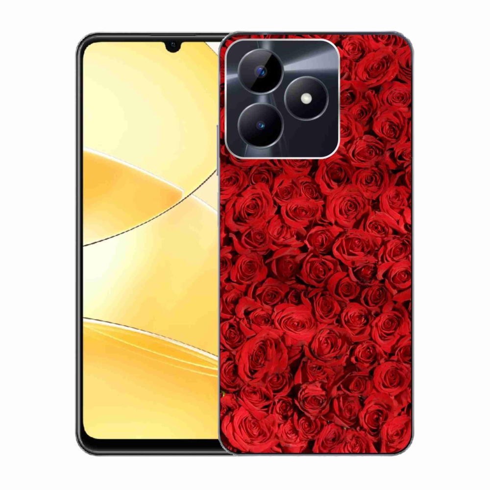 Zselés borító mmCase a Realme C51/C53 készülékhez - rózsaszínű