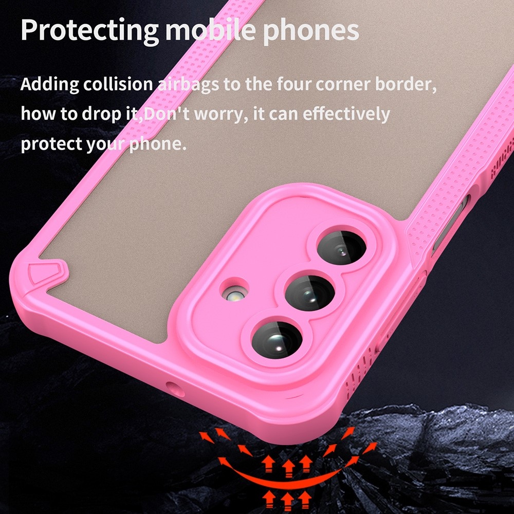 Fagyasztott tartós borítás Samsung Galaxy A26 5G készülékhez - rózsaszín