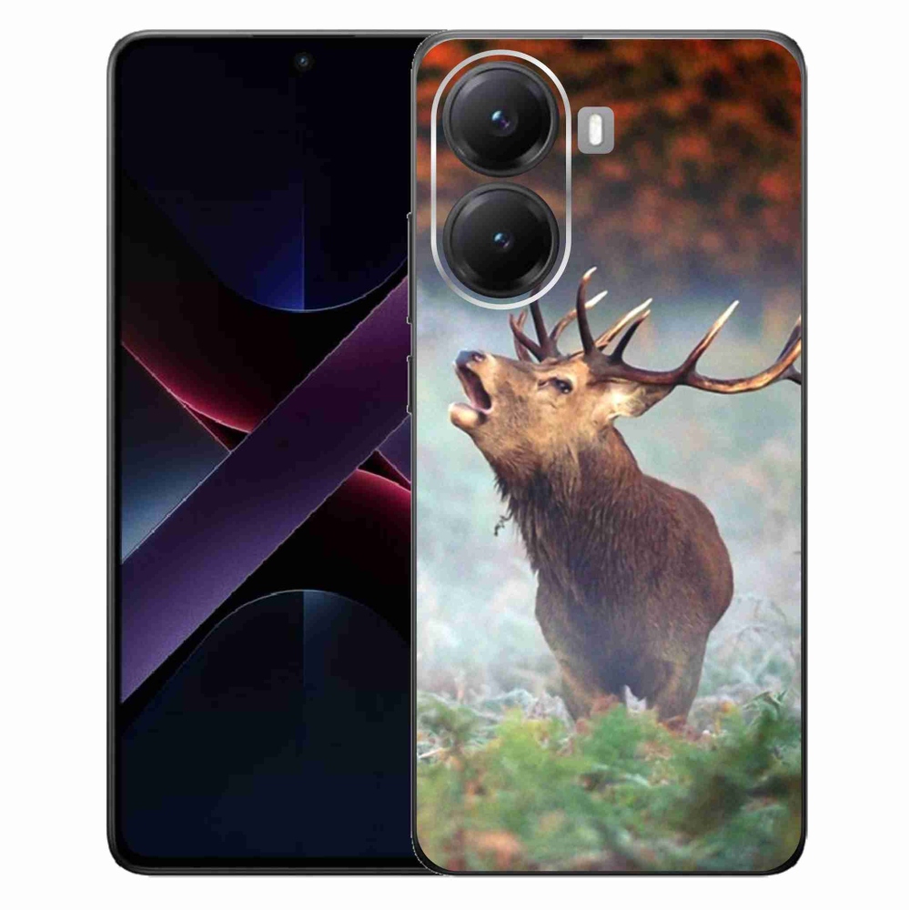 Gél borítás mmCase a Xiaomi Poco X7 Pro 5G számára - szarvas 2