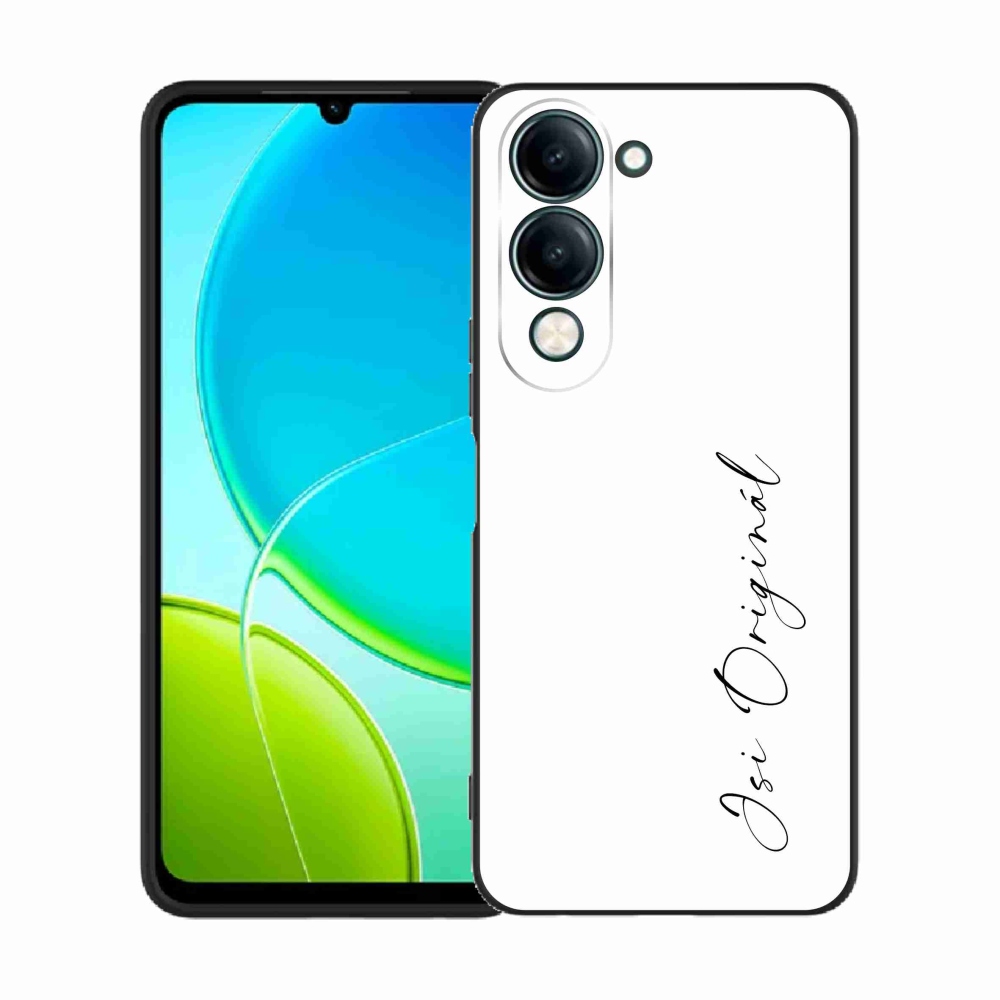 Gélburkolat mmCase a Vivo Y29s 5G-n - te vagy az eredeti fehér háttér