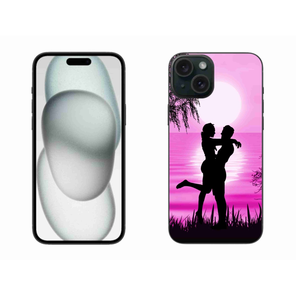 Gél tok mmCase iPhone 15 Plus készülékhez - naplemente