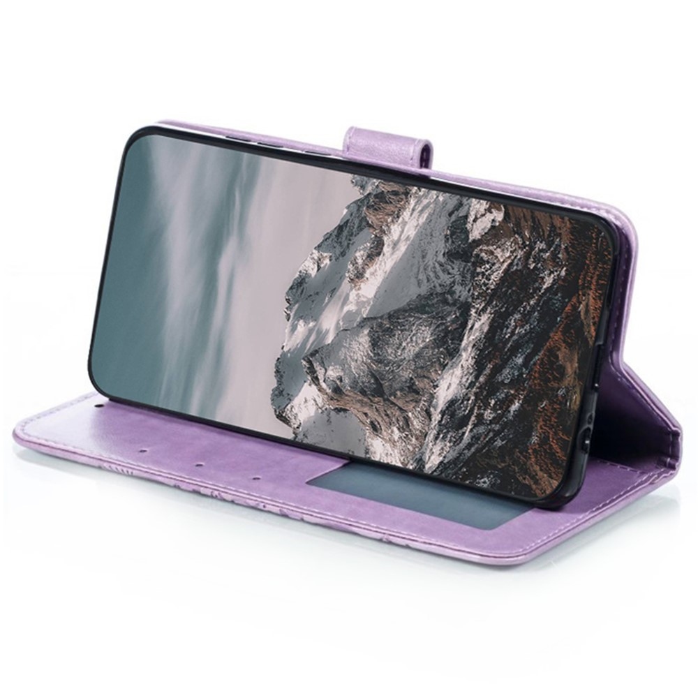 Mandala könyvtáska Google Pixel 10 Pro/Pixel 10/9 Pro/9 - lila