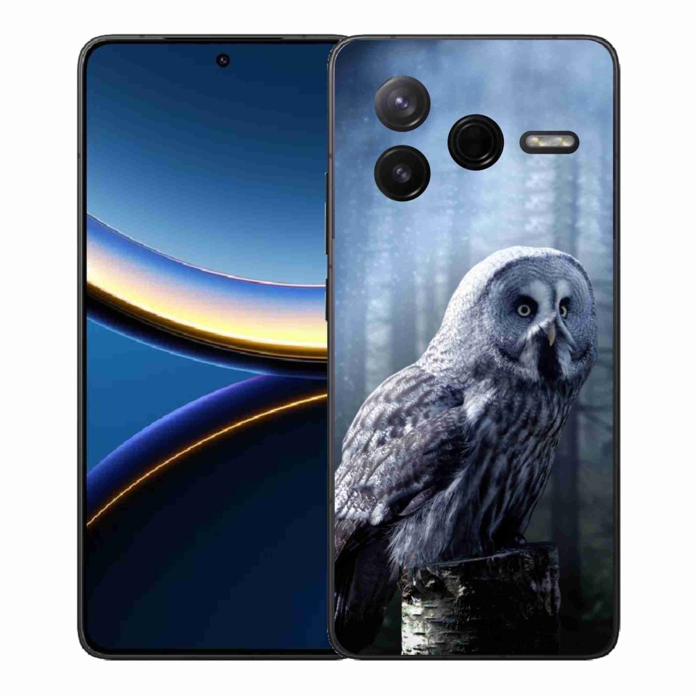 Gél borítás mmCase a Xiaomi Poco F7 Pro számára - bagoly