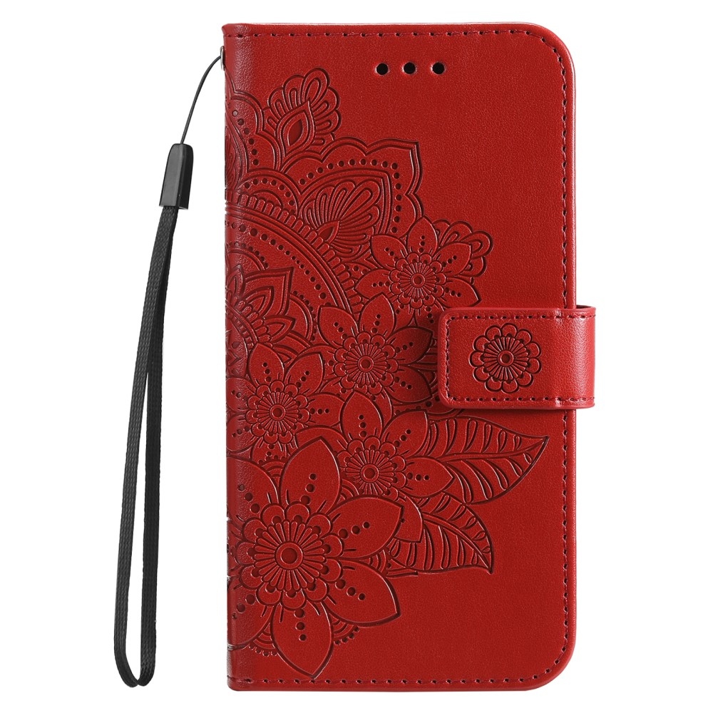 Mandala könyv tok Xiaomi Redmi A3-hoz - piros