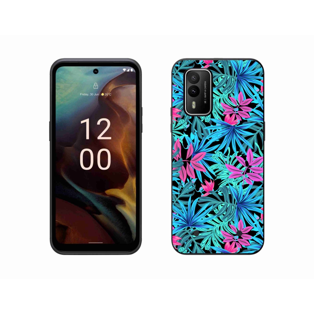 Zselés borítás mmCase a Nokia XR21 készülékhez - virágok 3