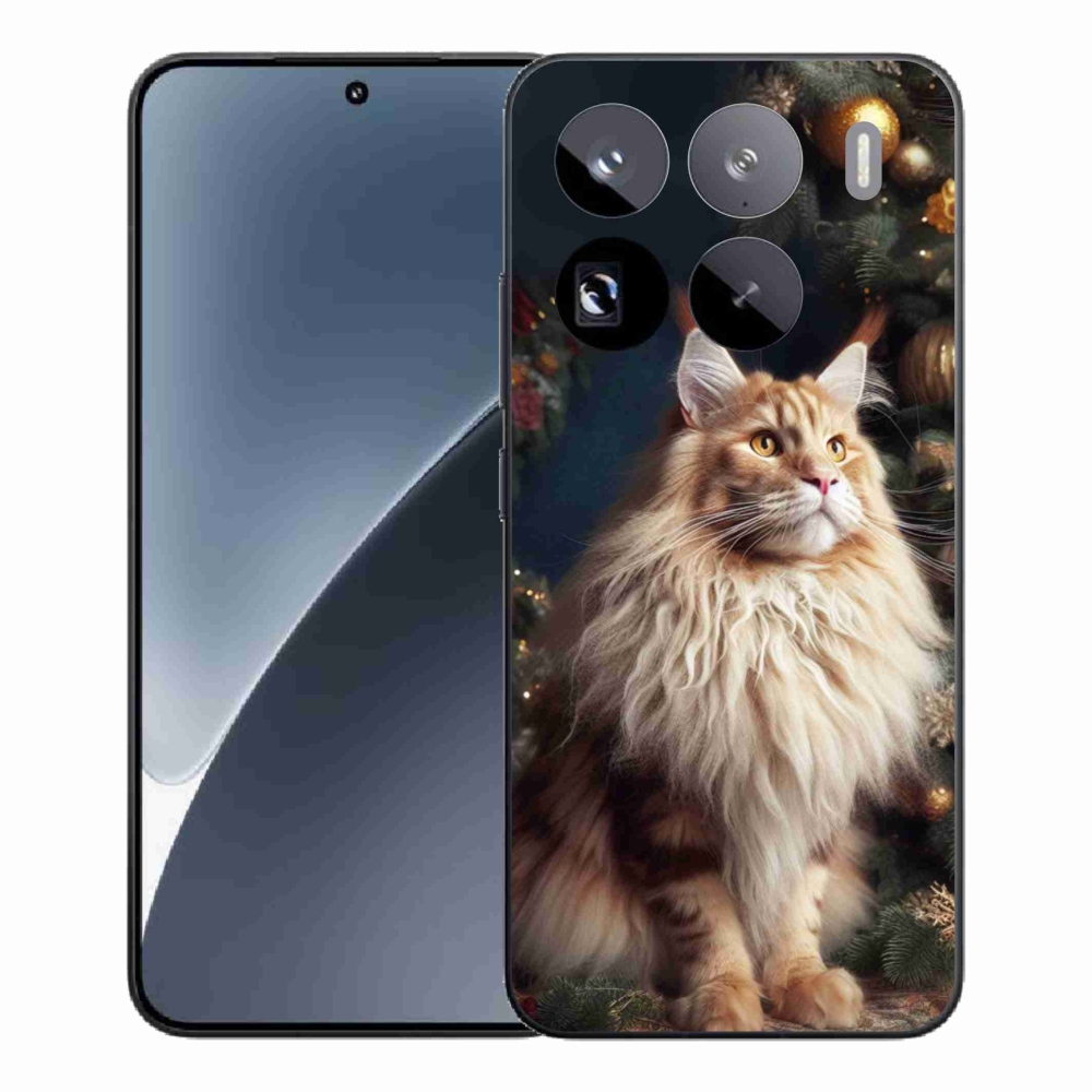 Gél borítás mmCase a Xiaomi 15 Pro számára - macska a fánál