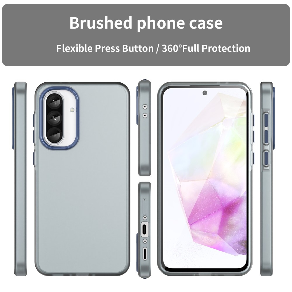 Candys matt zselés tok Samsung Galaxy A36 5G/A56 5G - sötétkék színben