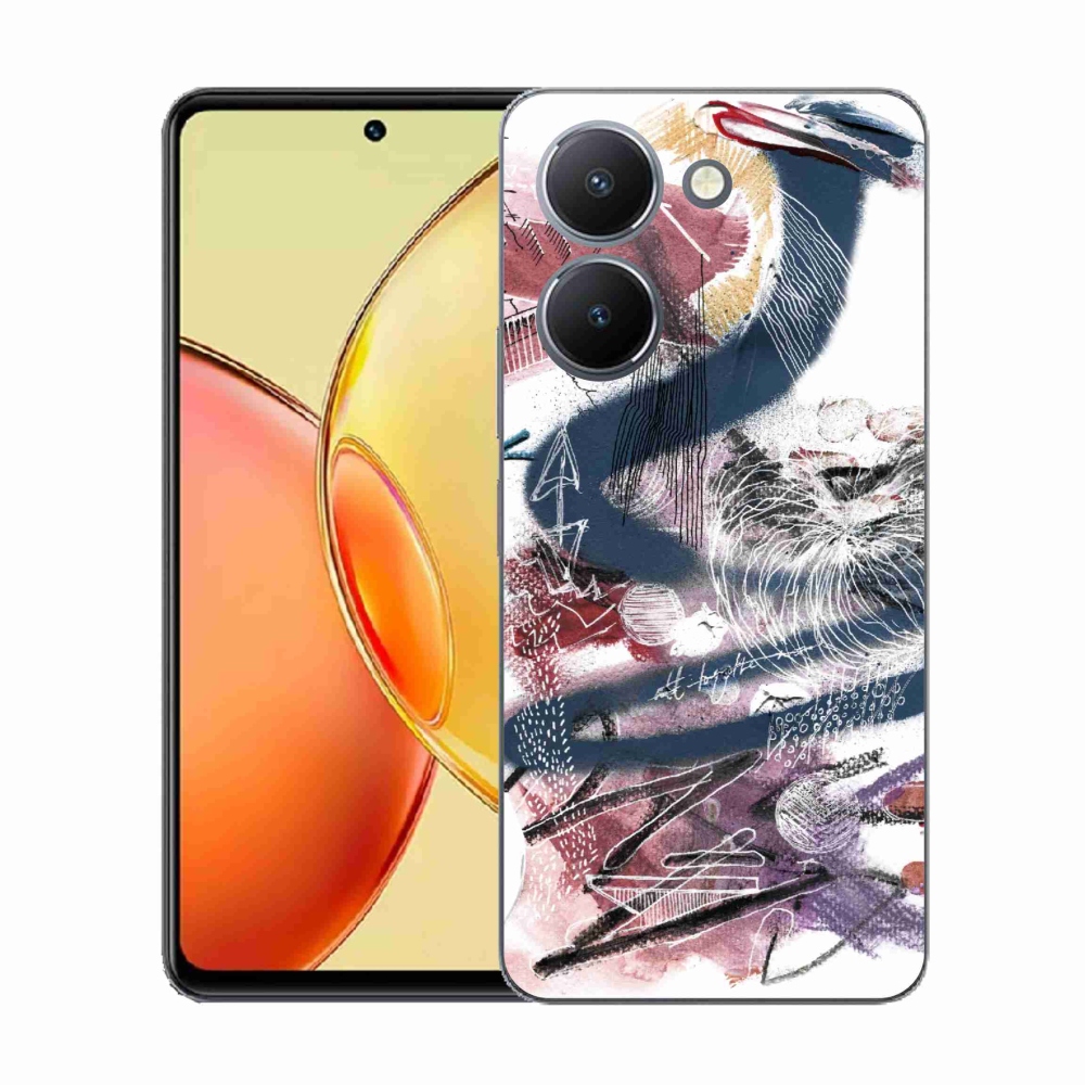 Zselés borítás mmCase a Vivo Y36-hoz - absztrakt motívum 28