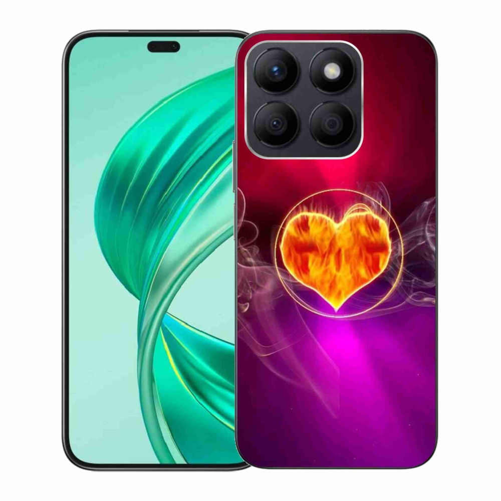 Gél borítás mmCase a Honor X8b készülékhez - tüzes szív