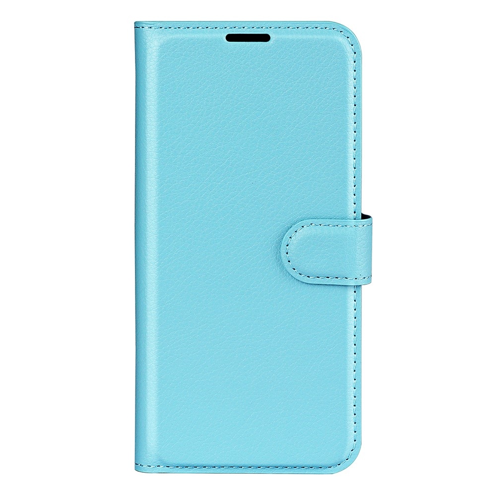 Litchi könyv tok a Xiaomi Poco M7 Pro 5G-hez - kék