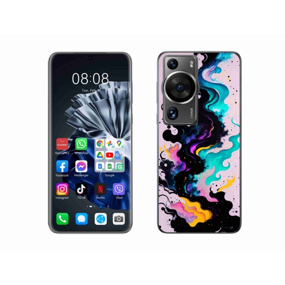 Gél borítás mmCase a Huawei P60 Pro számára - absztrakt motívum 4