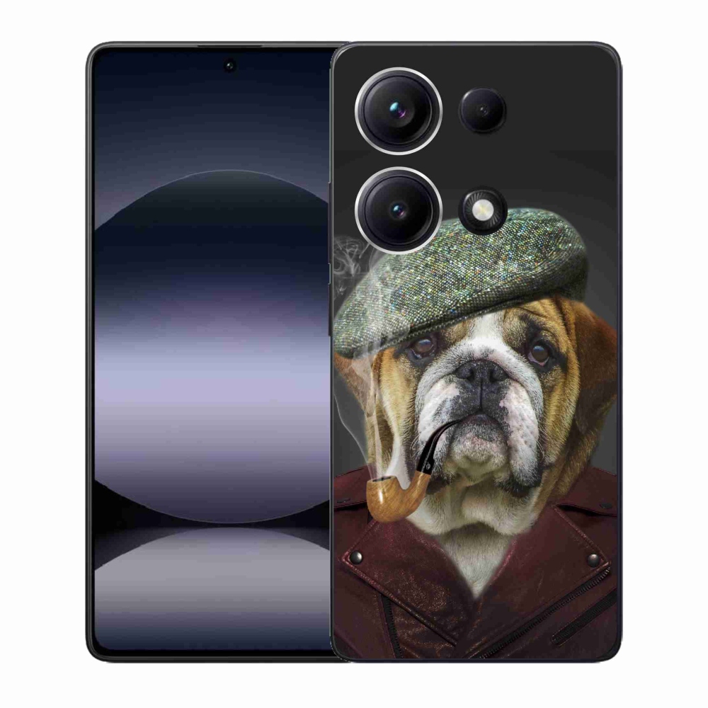 Gél borítás mmCase a Xiaomi Redmi Note 14S-hez - kutya csővel