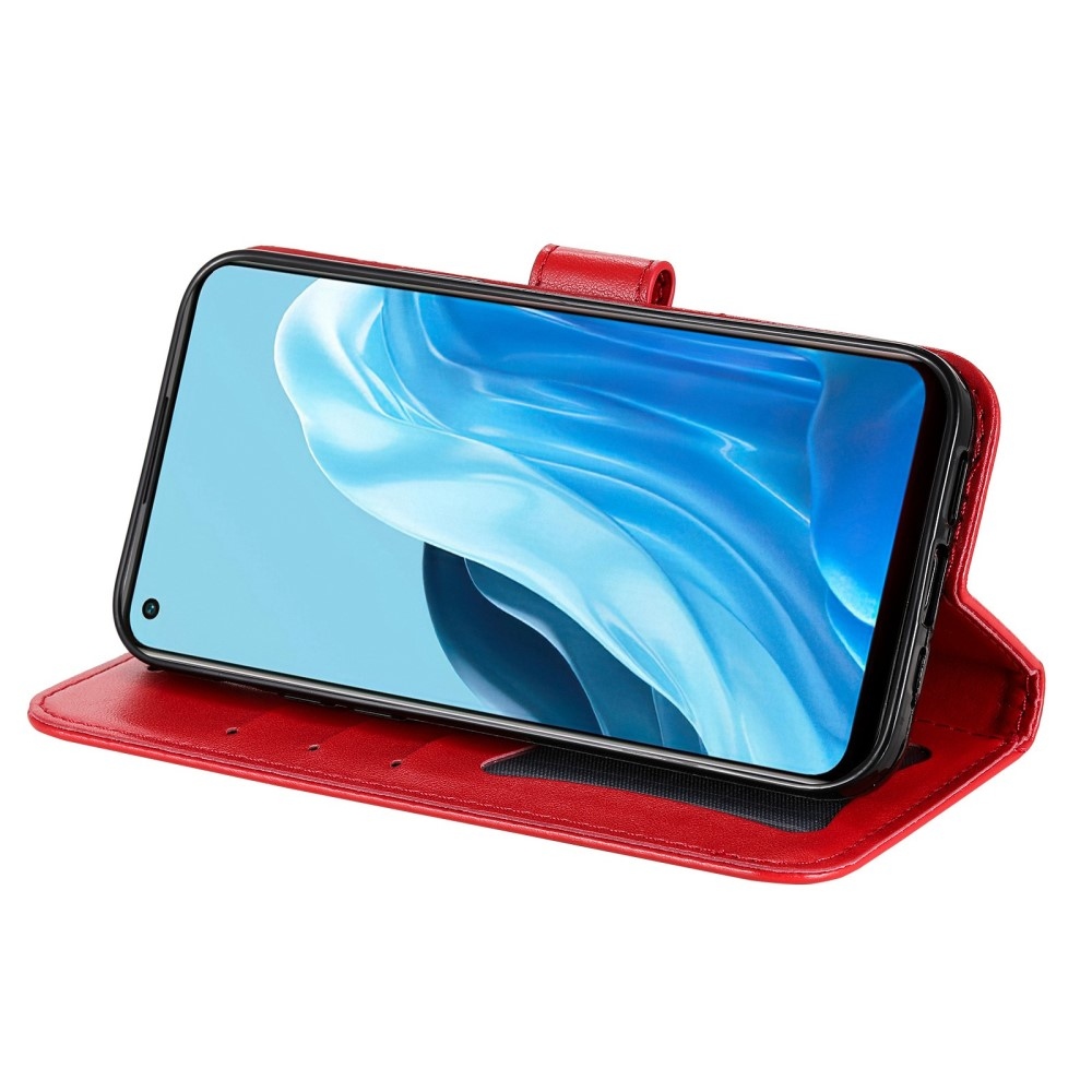 Mandala könyv tok Oppo Find X5 Lite-hoz - piros