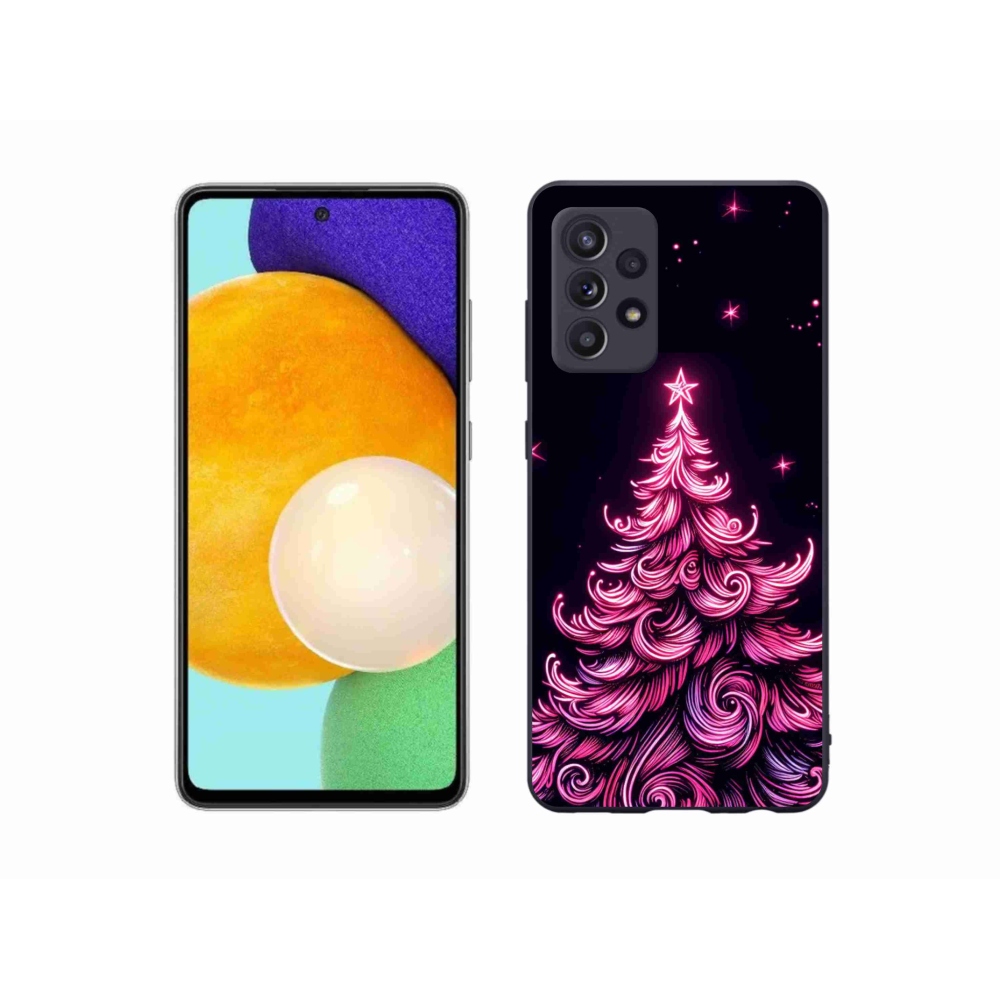 Gél borítás mmCase Samsung Galaxy A52/A52 5G - neon karácsonyfa 2
