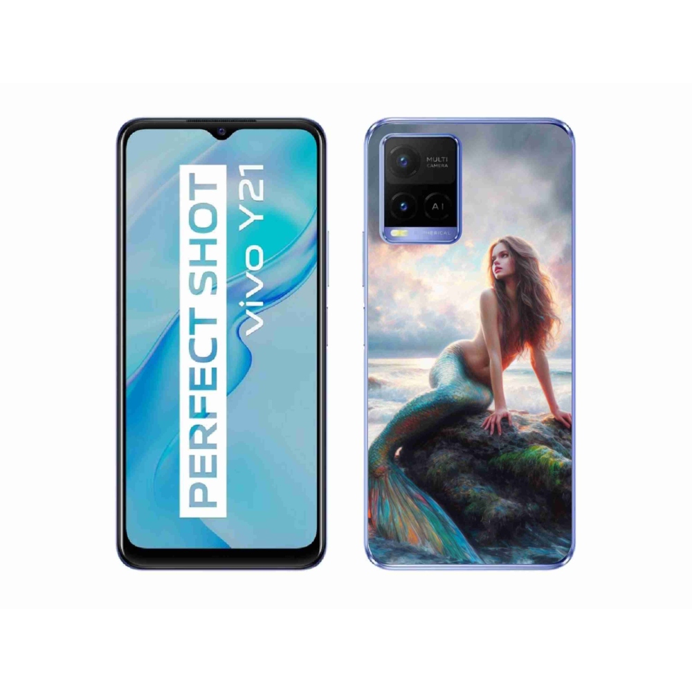 Zselés borító mmCase a Vivo Y21/Y21s/Y33s készülékhez - sellő