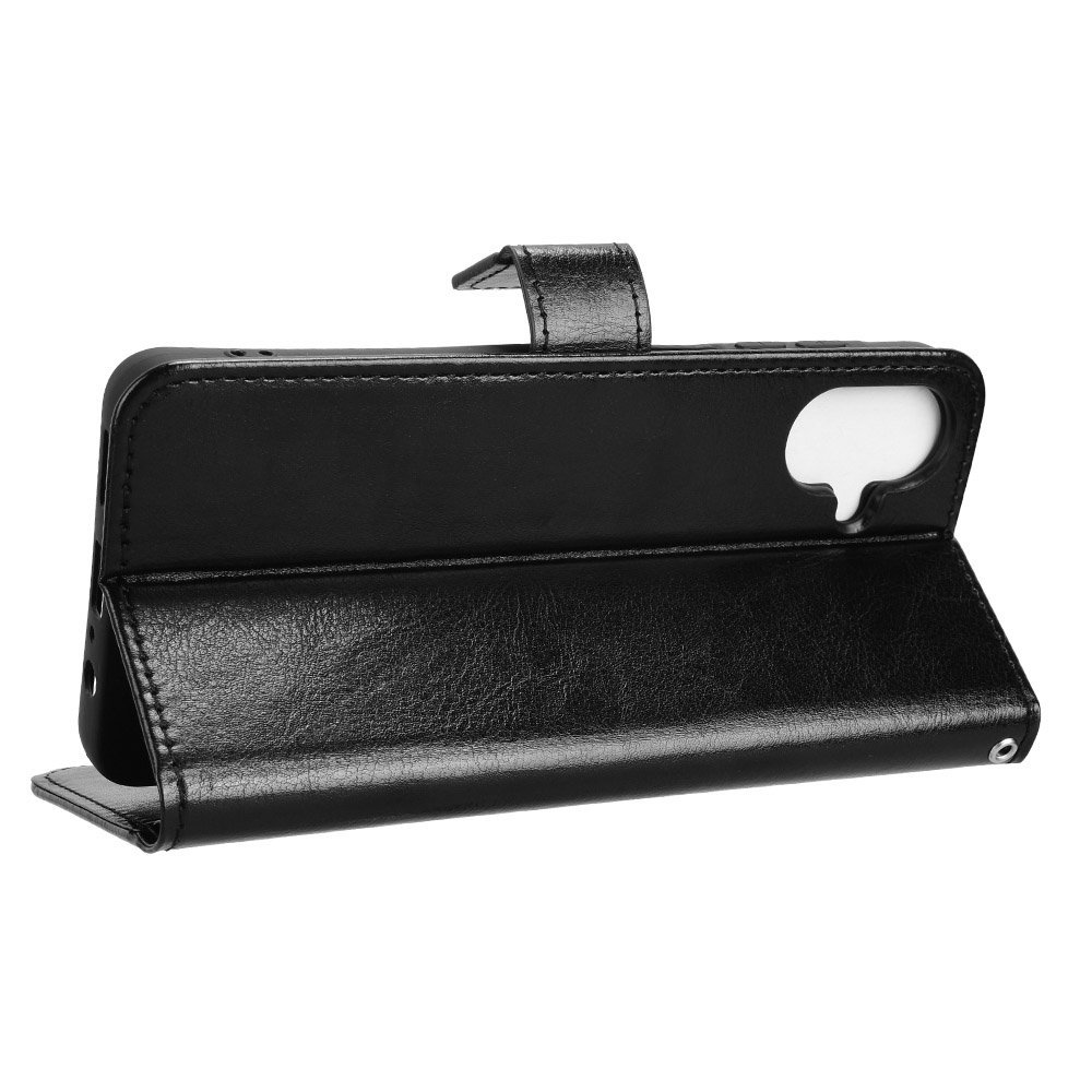 Őrült könyv tok Samsung Galaxy A07 4G készülékhez - fekete